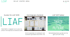 Desktop Screenshot of liaf.no